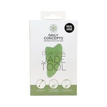 Load image into Gallery viewer, Daily Concepts Jade Gua Sha Facial Tool